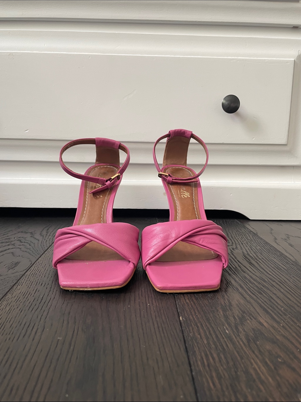 L'intervalle Moala Heels In Pink Leather